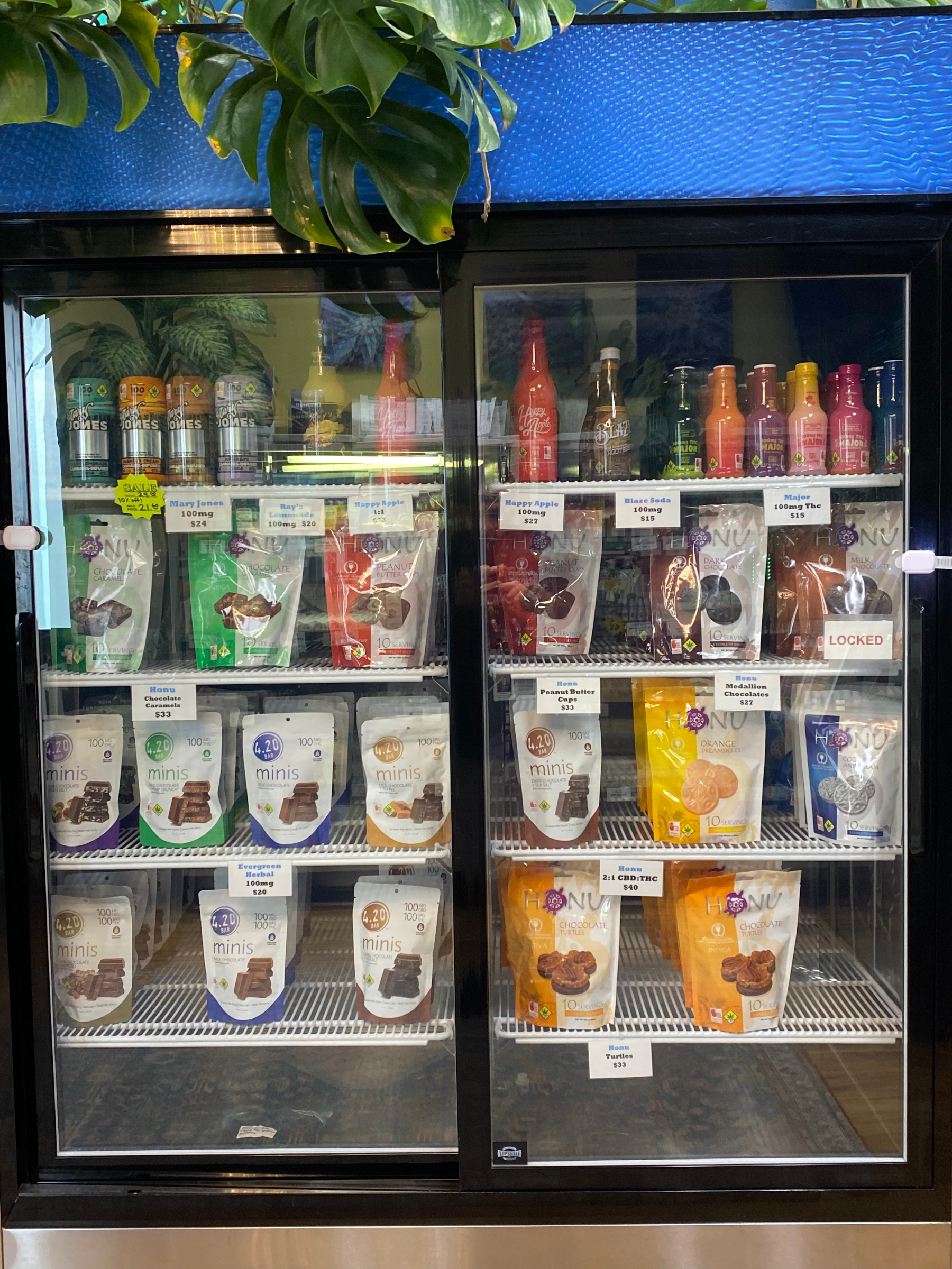 CBD drinks at Kush Pointe Marijuana Dispensary 