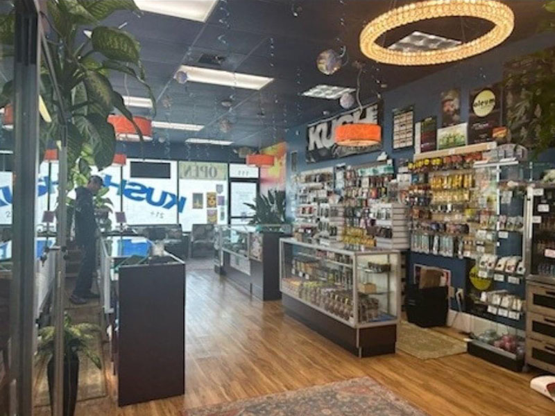 Interior of Kush Pointe Marijuana Dispensary